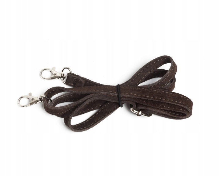 WŁOSKA SKÓRZANA KOPERTÓWKA TOREBKA WIZYTOWA SOLOME FLORA BRĄZOWA ZAMSZOWA