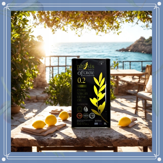 Nagradzana świeża Grecka oliwa z oliwek 0,2% - 3 L data aż do 01/2027