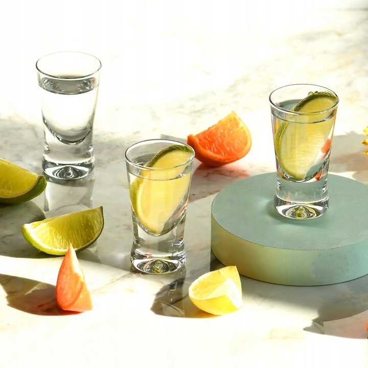 12x KIELISZKI DO WÓDKI 25 ML KLASYCZNE KROSNO X KOMPLET PREZENT WYTRZYMAŁE