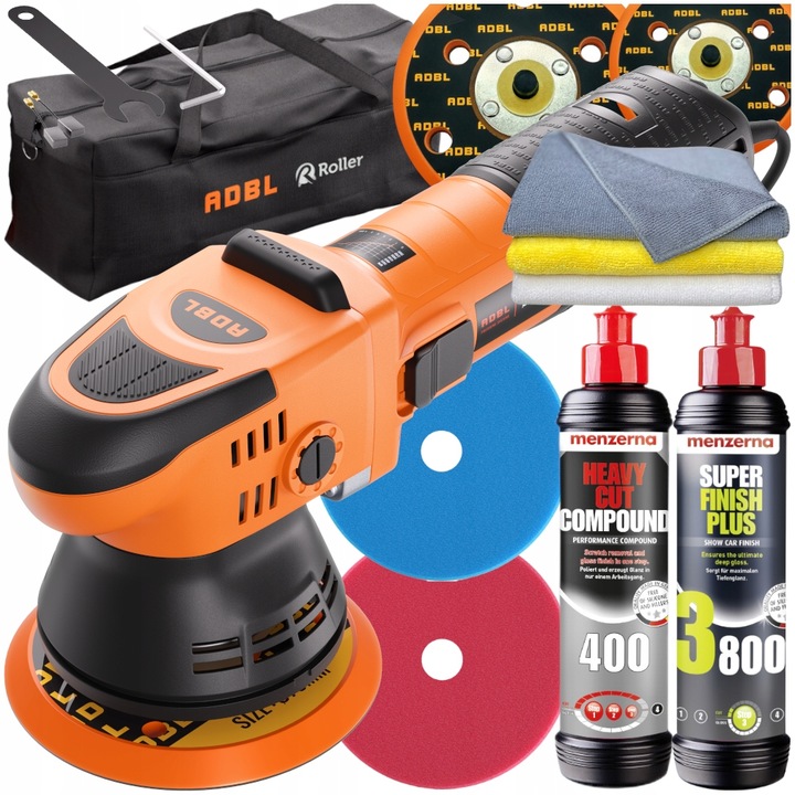ADBL Roller D09125-02 Zestaw Maszyna Polerska Pasty Menzerna Polerka Auta
