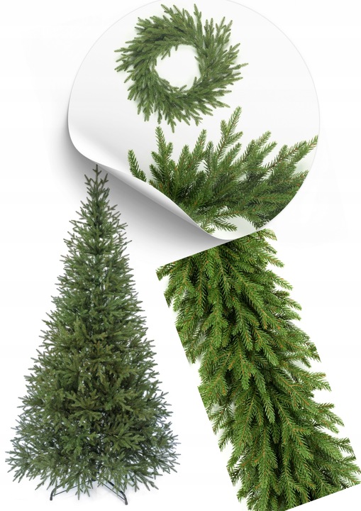 Choinka Sztuczna Świerk Natura 3D – FULL PE PREMIUM 100 cm jak Żywa 100% PE