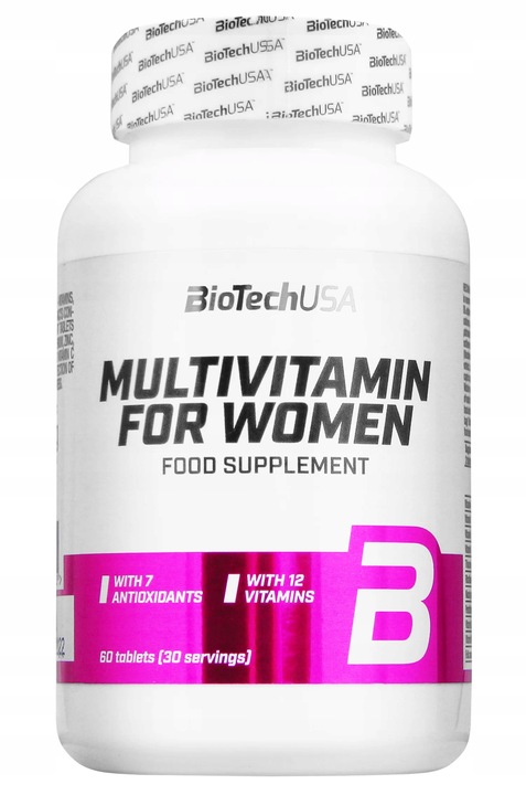 BioTechUSA MULTIVITAMIN WOMEN 60 TABLETEK