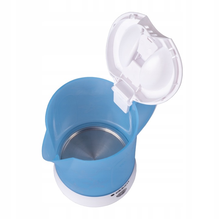 Czajnik elektryczny turystyczny 650W Eldom 0,6L mały podróżny plus 2 kubki