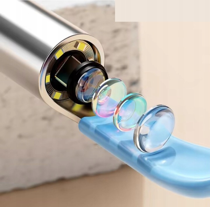 ZESTAW DO USUWANIA WOSKOWINY Z KAMERĄ 8 MEGAPIXELI HD 6 LED ENDOSKOP