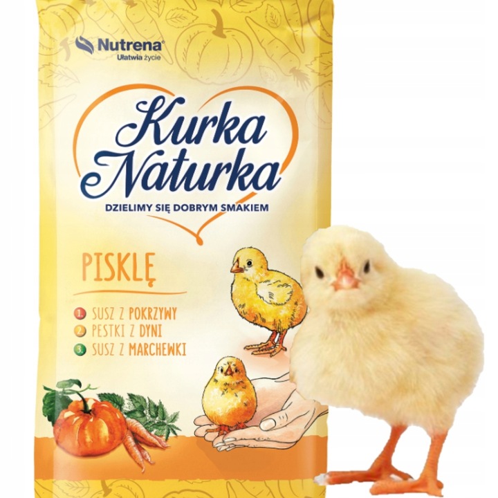 Pasza startowa Kurka Naturka Pisklę Karma Nutrena dla kur kurczaków 25kg