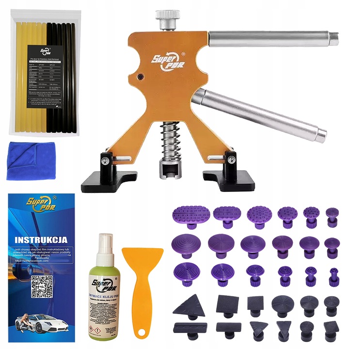 ZESTAW NARZĘDZI DO USUWANIA WGNIECEŃ pdr