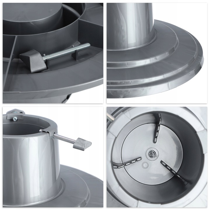 STOJAK POD CHOINKĘ CHOINKOWY PODSTAWKA DRZEWKO POJEMNIK NA WODĘ 1L SREBRNY