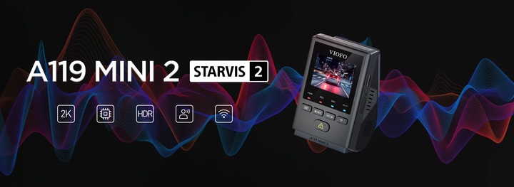 KAMERA REJESTRATOR VIOFO A119 MINI 2 GPS WIFI QHD