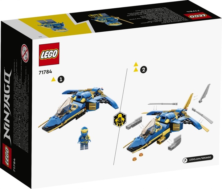 LEGO NINJAGO Odrzutowiec ponaddźwiękowy 71784