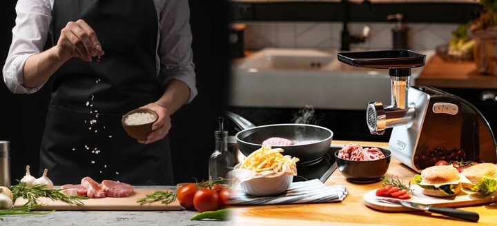 PROFESJONALNA MASZYNKA PREMIUM DO MIELENIA MIĘSA KIEŁBASY PRO ZESTAW XXXXL