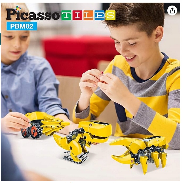 Robot solarny interaktywny 3w1 3 roboty zasilany słońcem edukacyjny