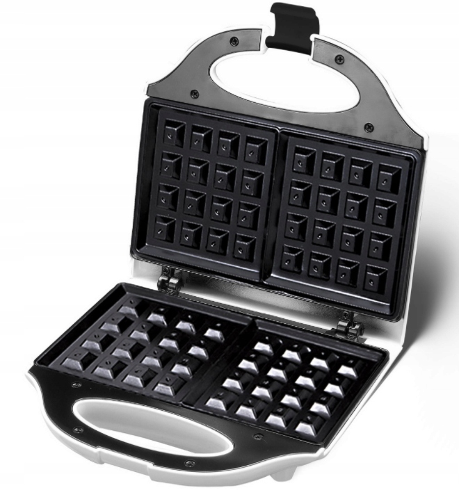 GOFROWNICA Kalorik WM 1800 W biała dwa gofry POWŁOKA NON STICK Create 750W