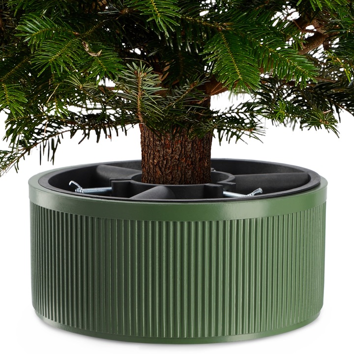 STOJAK POD CHOINKĘ CHOINKI POJEMNIK CHOINKOWY 5 L NA DRZEWKO 1,5 m ZIELONY