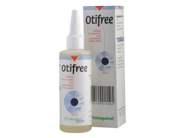 VETOQUINOL Otifree 160ml Do Czyszczenia Uszu