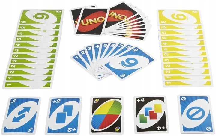 Mattel UNO KARTY DO GRY DLA DZIECI GRY RODZINNE GRY LOGICZNE DLA DZIECI
