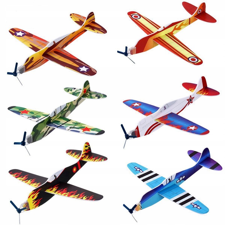 QBEST samoloty styropianowe zestaw 25 sztuk samolot styropianowy