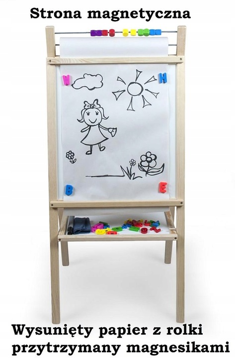 Tablica magnetyczna z Liczydłem i papierem 5w1 MPN