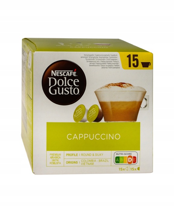 Kawa kapsułki NESCAFE DOLCE GUSTO CAPPUCCINO 30szt