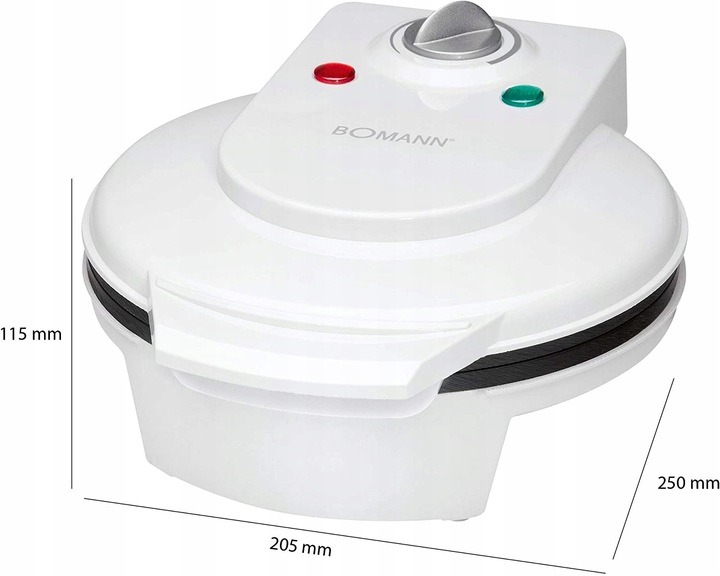 GOFROWNICA BOMANN WA 5018 CB BIAŁA 1200 W