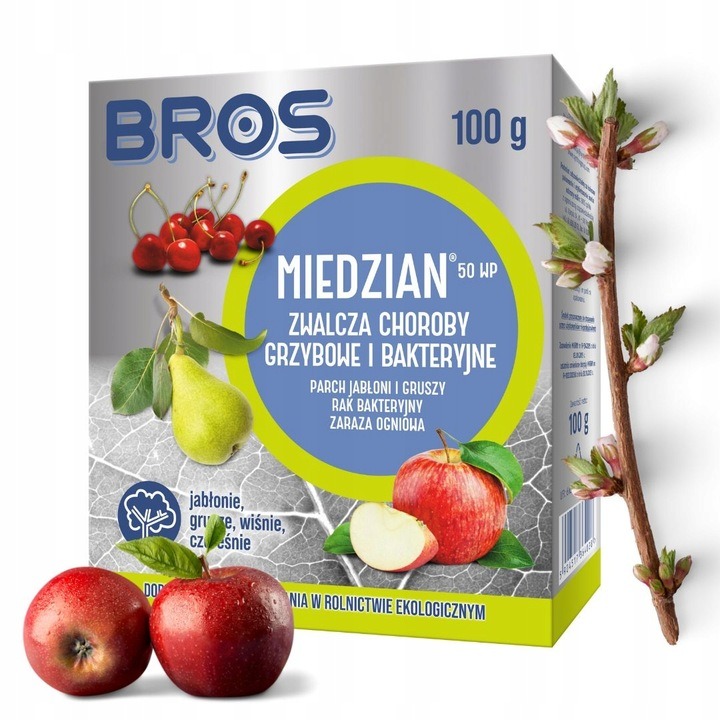 Środek Miedzian Bros 100g + Środek chwastobójczy Mniszek Substral 250ml