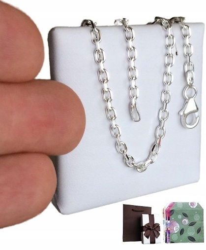 Łańcuszek srebrny 925 Naszyjnik GRUBY (na PREZENT )