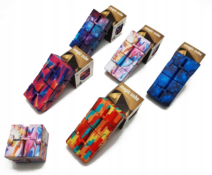 MAGICZNA KOSTKA ANTYSTRESOWA infinity cube FIDGET