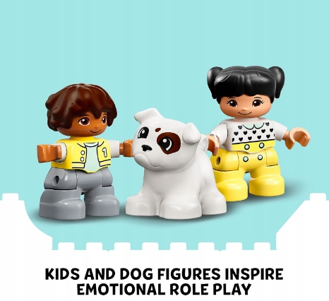 LEGO Duplo 10954 Pociąg z cyferkami + Torba Lego Prezent