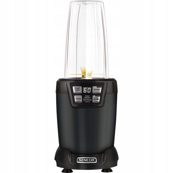 Nutri blender kielichowy 1200W 2 BUTELKI 800ml/1L czarny Sencor SNB6600BK