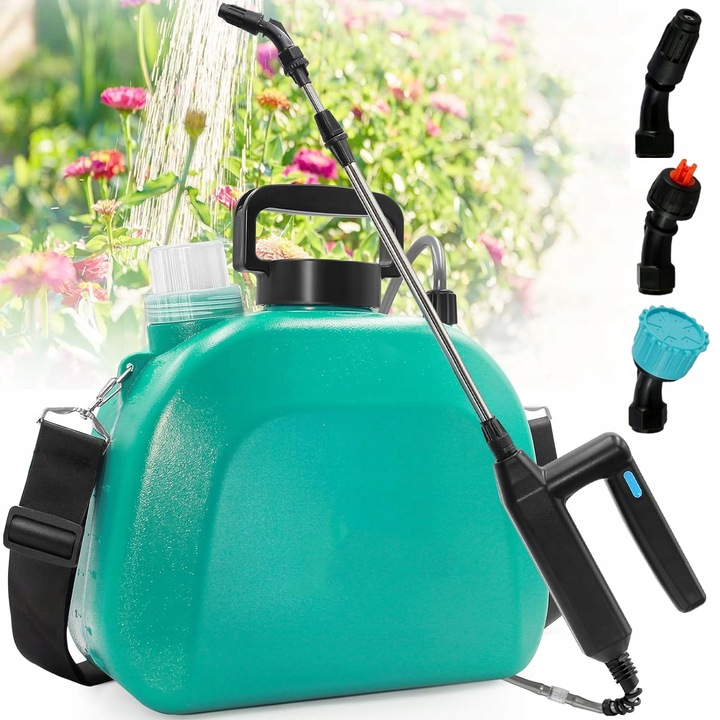 OPRYSKIWACZ CIŚNIENIOWY AKUMULATOROWY ELEKTRYCZNY RĘCZNY OGRODOWY 5L 3DYSZE