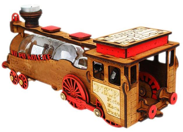 POCIĄG NA FLASZKĘ +WAGON PREZENT URODZINY 18 30 40