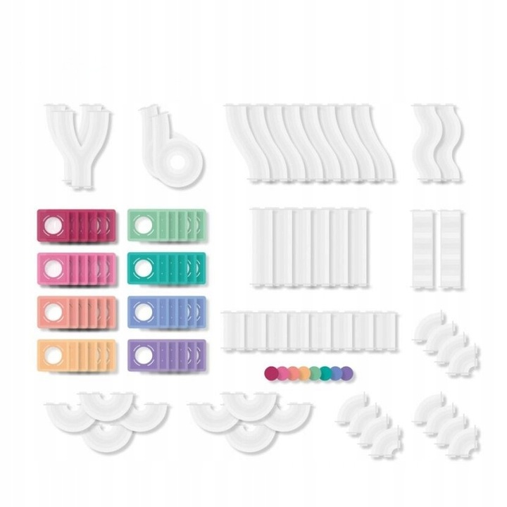 Connetix Duże magnetyczne klocki konstrukcyjne kulodrom Pastel 106 +gratis