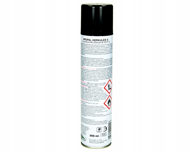 10x 300ml Preparat owadobójczy HERKULES PROPAL SPRAY karaluchy korniki osy