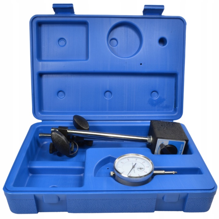 CZUJNIK ZEGAROWY STATYW MAGNETYCZNY 0-10MM ZESTAW