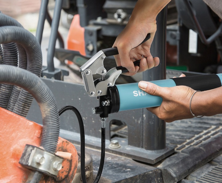 SHALL Pistolet smarowy, chwyt pistoletowy Heavy Duty 7000 PSI