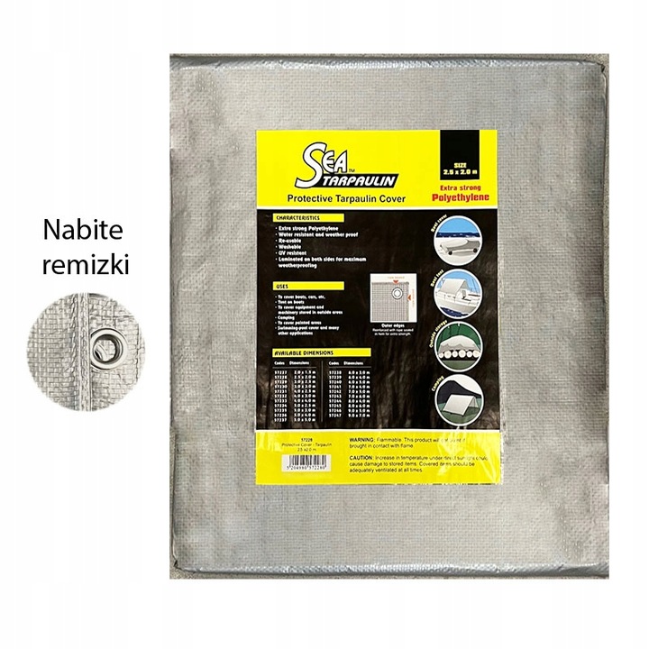 PLANDEKA NA BOM, TENT 2,5 x 2,0m - 00622