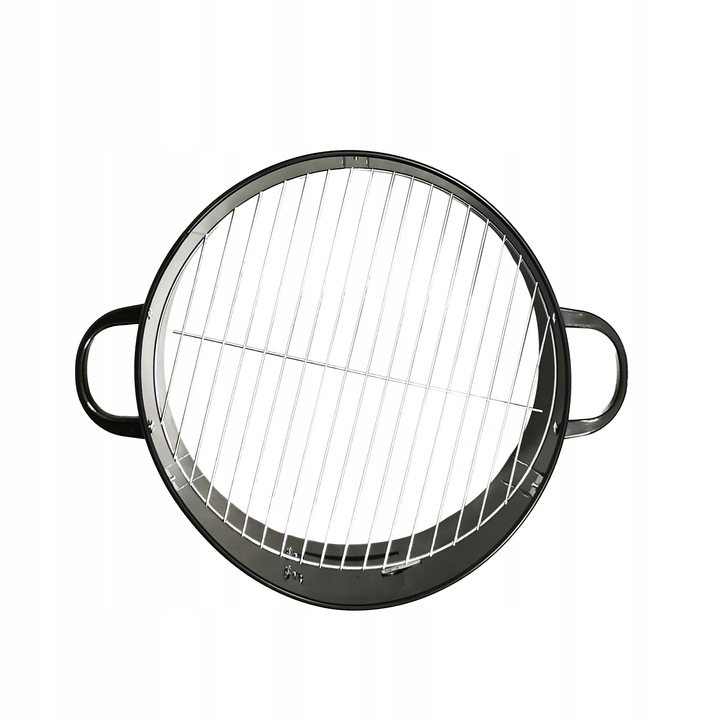 DOMOWA WĘDZARNIA GRILL WĘGLOWY Z TERMOMETREM 3 RUSZTY BBQ 1004