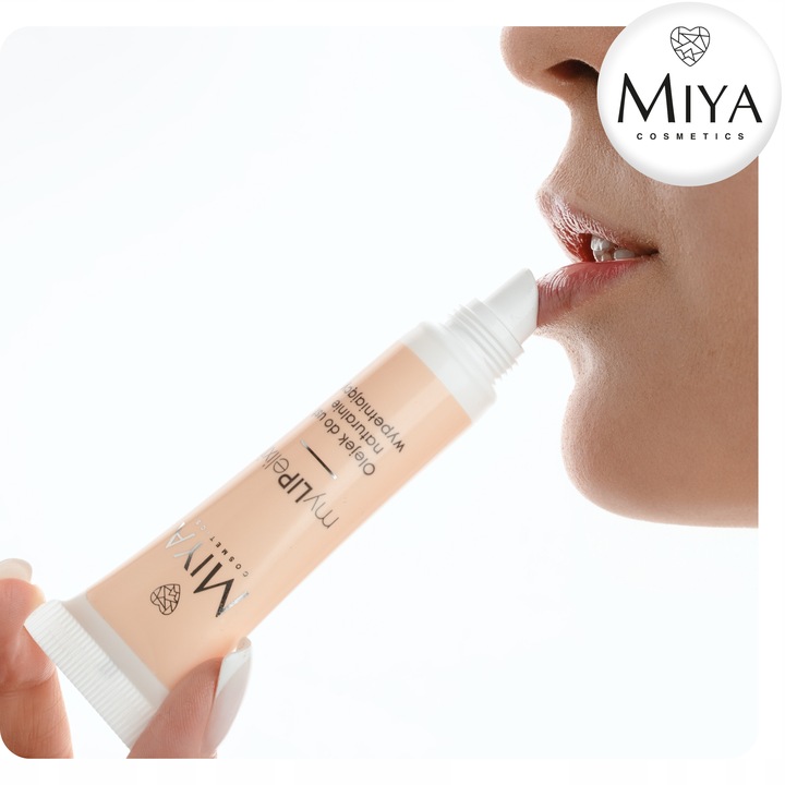 Olejek do Ust Naturalnie Wypełniający Nawilżający Ujędrniający 10 ml Miya