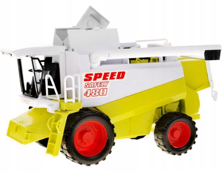 CLAAS LEXION DUŻY KOMBAJN ZBOŻOWY RUCHOME ELEMENTY NAPĘD TRAKTOR ZABAWKA