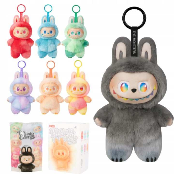 LABUBU BRELOK THE MONSTERS MASKOTKA LALKA PLUSZOWA ZABAWKA DLA FANÓW