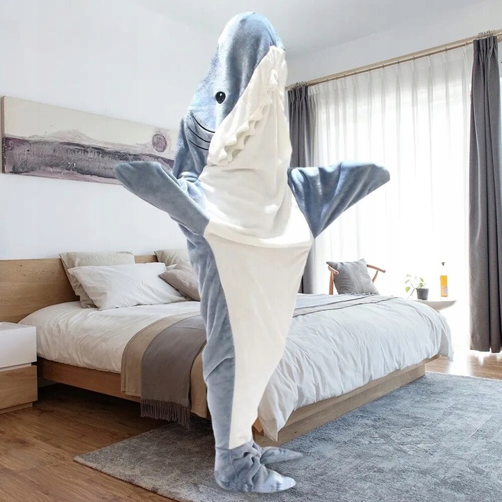 Halloween strój kocy piżama shark Odpowiedni dla wzrostu 155-170 cm