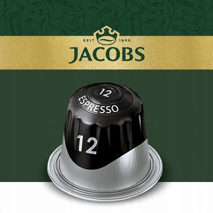 Kapsułki Jacobs do Nespresso(r)* Espresso 12, 100 kaw, 90+10 kaw GRATIS!
