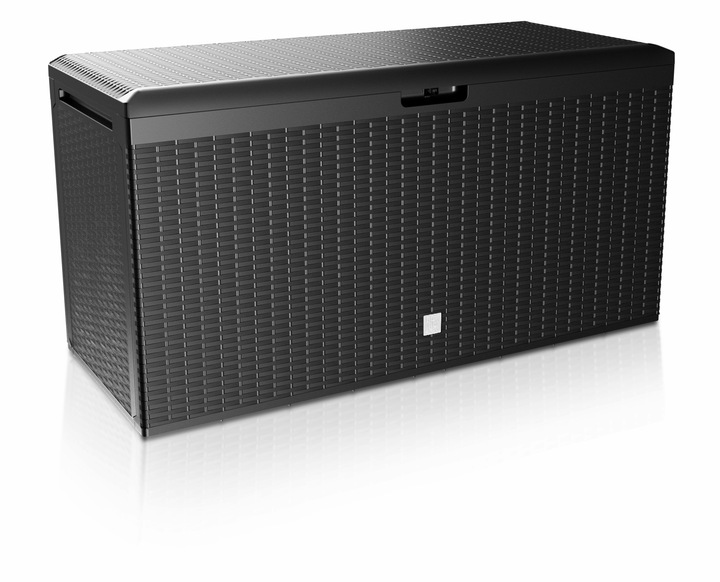 Skrzynia Ogrodowa BOXE RATAN PLUS 2w1 Ciemny brąz - UMBRA