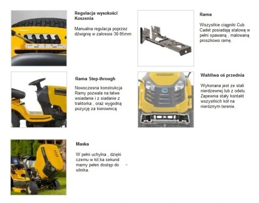 Traktor kosiarka z koszem Cub Cadet LT2 NR92 hydrostat traktorek mocny 14KM
