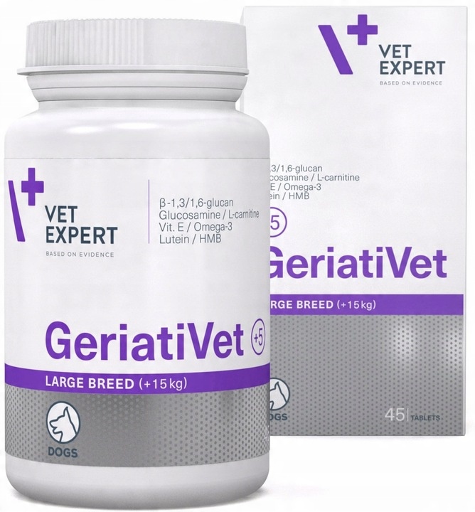 VetExpert GeriatiVet Dog Large Breed 45 tabs.