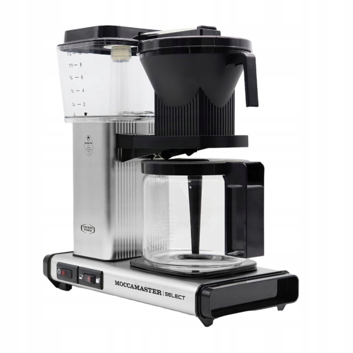 Ekspres przelewowy do kawy Moccamaster KBG 741 Select 1,25L Dzbanek Srebrny