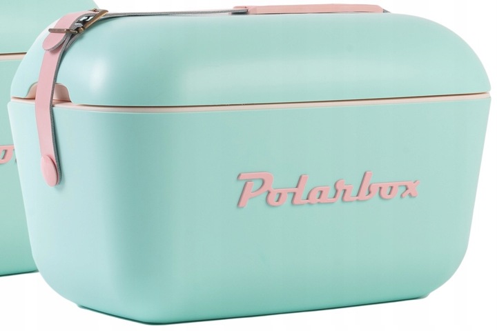 Lodówka turystyczna POLARBOX turkus + pudrowy 20L