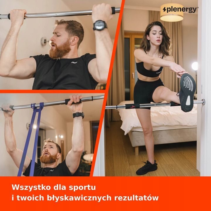 Drążek do podciągania Plenergy X-Door 62-88 cm