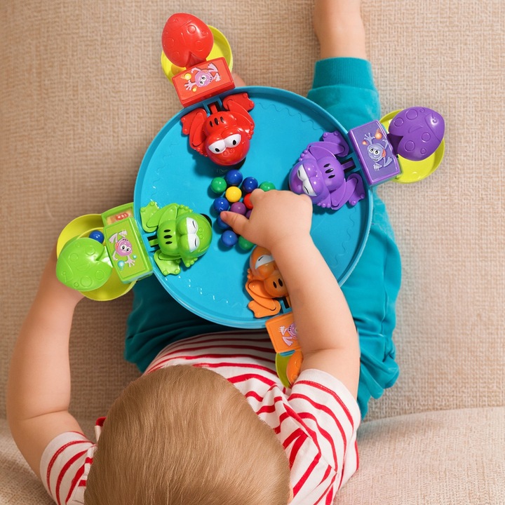 GRA ZRĘCZNOŚCIOWA GŁODNE ŻABKI KARMIENIE GŁODNYCH ŻABEK GRA DLA 2-4 OSÓB