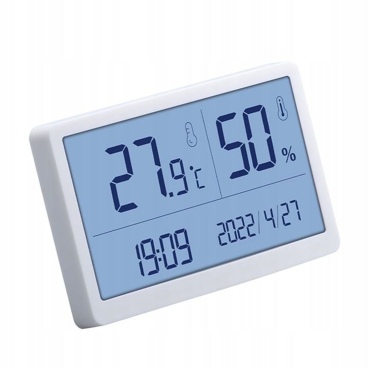 TERMOHIGROMETR WILGOTNOŚCIOMIERZ HIGROMETR TERMOMETR WILGOTNOŚĆ TEMPERATURA