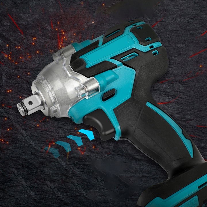 AKUMULATOROWY KLUCZ UDAROWY BEZSZCZOTKOWY 650Nm 1280W + 3x BATERIA 18V